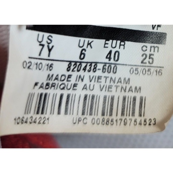 Nike Air Force 1 HTF Red dragon scale Euro 40 - Picture 4 of 4